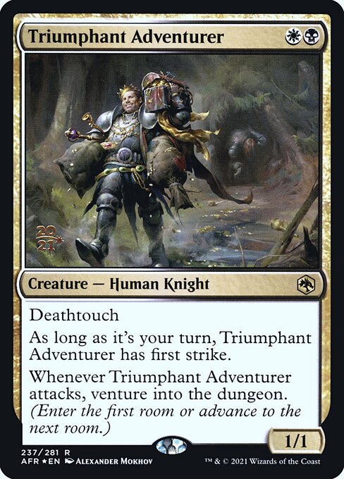 Triumphant Adventurer from Adventures in the Forgotten Realms Promos