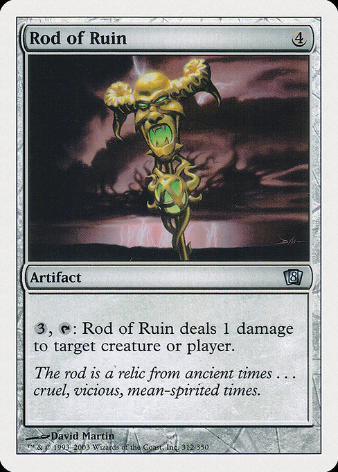 Rod of Ruin from Eighth Edition