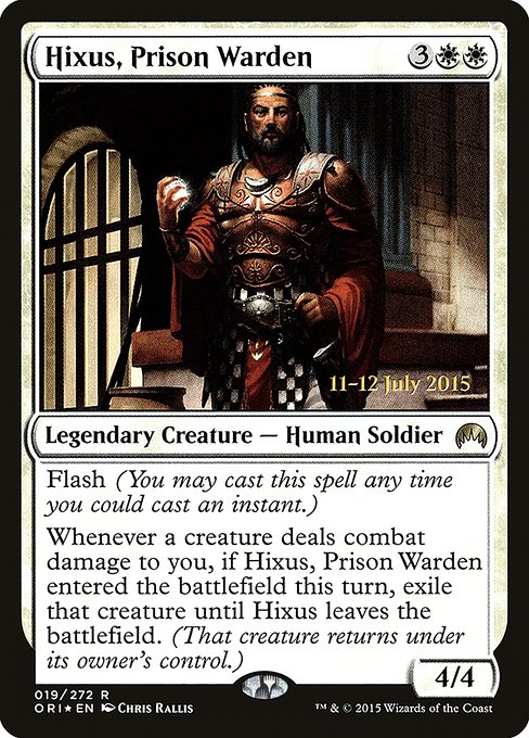 Hixus, Prison Warden from Magic Origins Promos