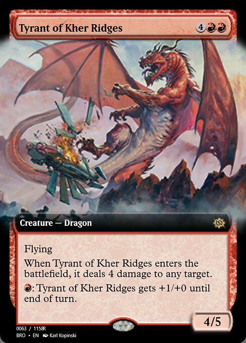 Tyrant of Kher Ridges highlighted card art