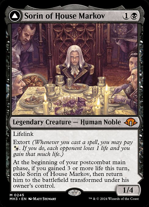 Sorin of House Markov // Sorin, Ravenous Neonate from Modern Horizons 3