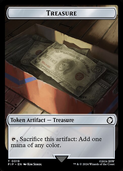 Treasure from Fallout Tokens