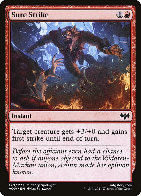 Sure Strike from Innistrad: Crimson Vow