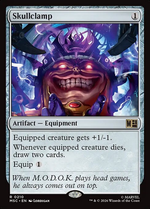 Skullclamp highlighted card art