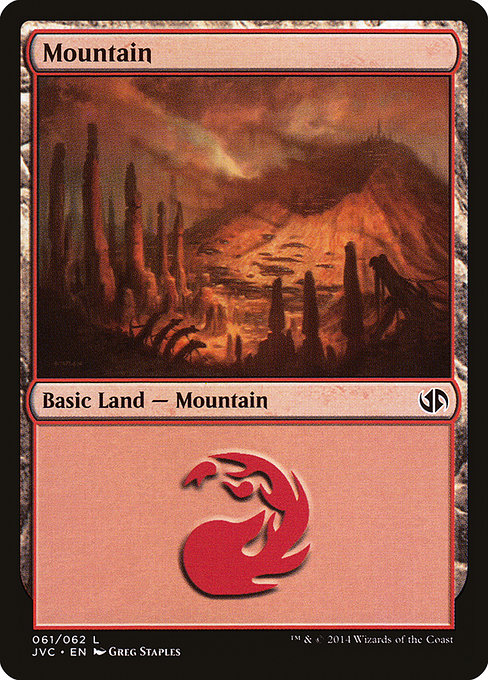 Mountain from Duel Decks Anthology: Jace vs. Chandra