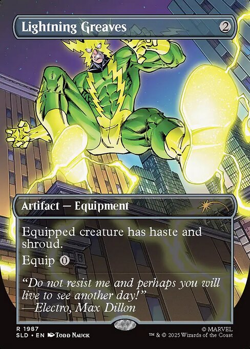 Lightning Greaves from Secret Lair Drop