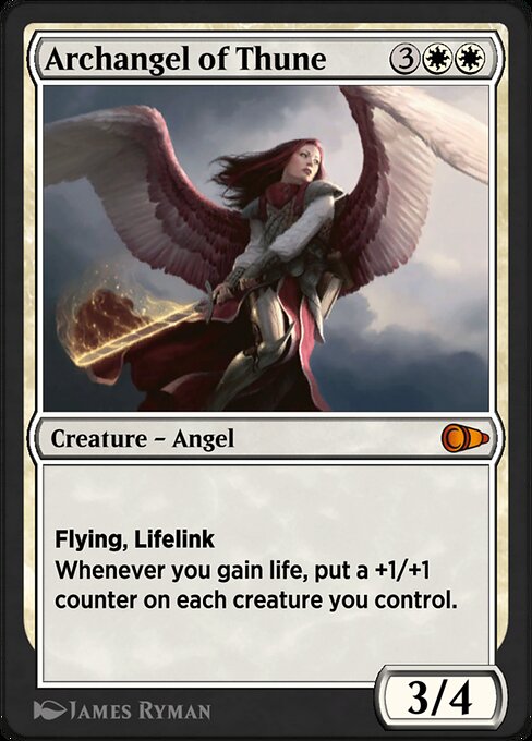 Archangel of Thune highlighted card art