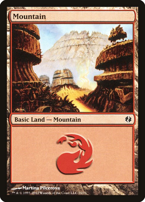 Mountain from Duel Decks: Venser vs. Koth