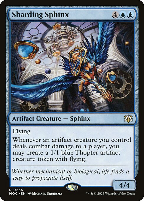 Sharding Sphinx highlighted card art