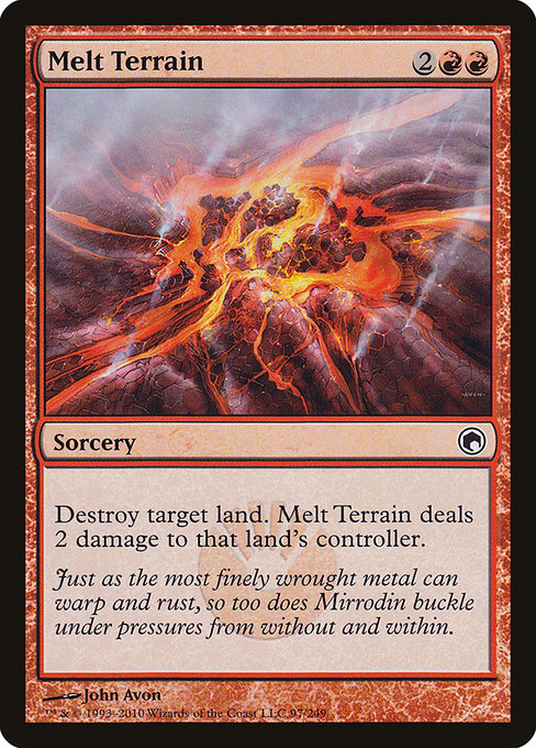 Melt Terrain highlighted card art