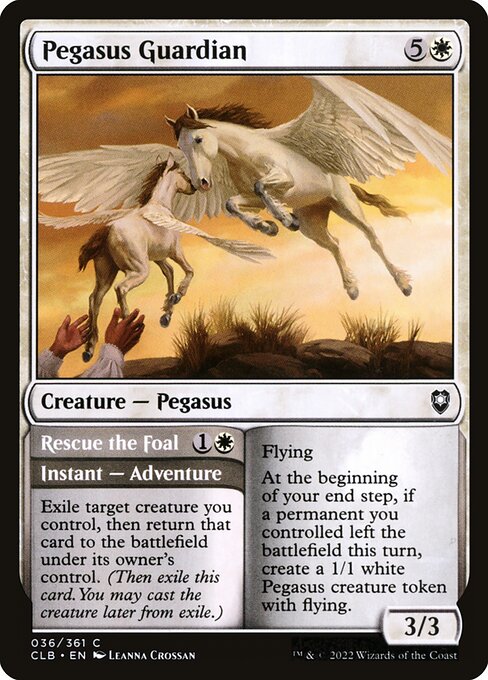 Pegasus Guardian // Rescue the Foal from Commander Legends: Battle for Baldur's Gate