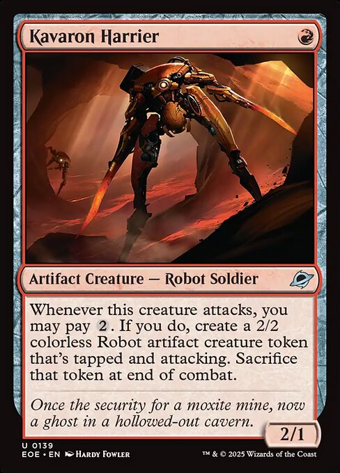 Kavaron Harrier highlighted card art