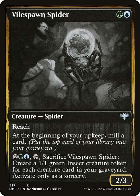 Vilespawn Spider from Innistrad: Double Feature