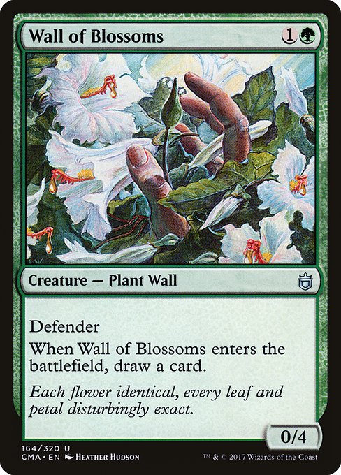 Wall of Blossoms from Commander Anthology