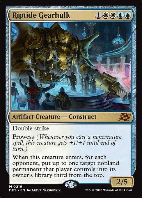 Riptide Gearhulk highlighted card art