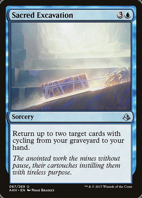 Sacred Excavation highlighted card art