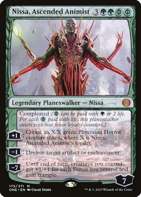 Nissa, Ascended Animist highlighted card art