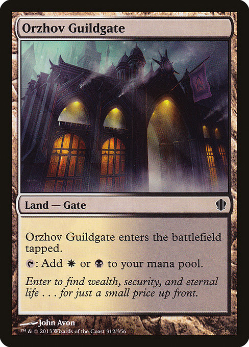 Orzhov Guildgate from Commander 2013