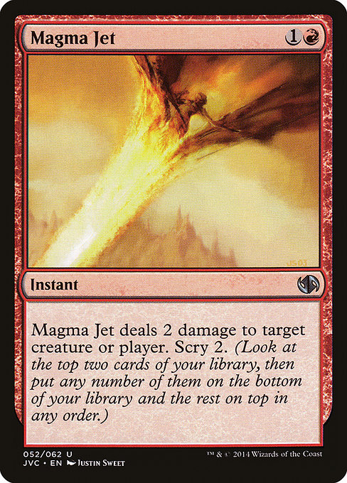 Magma Jet from Duel Decks Anthology: Jace vs. Chandra