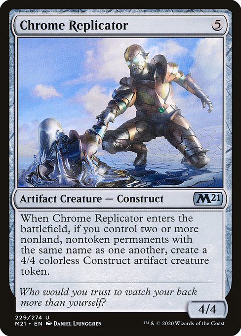 Chrome Replicator highlighted card art