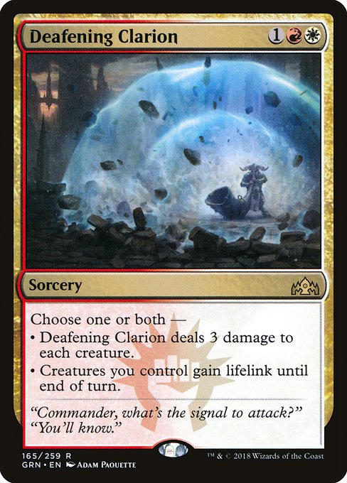 Deafening Clarion from Guilds of Ravnica