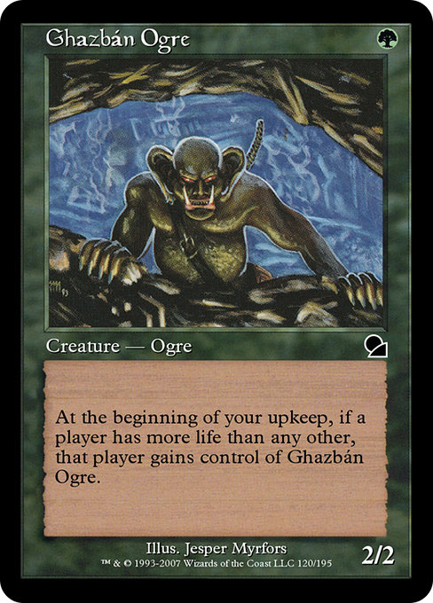 Ghazbán Ogre highlighted card art