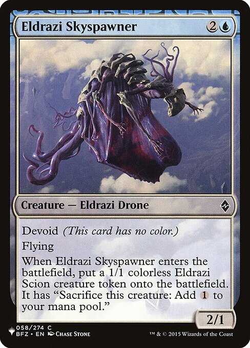 Eldrazi Skyspawner highlighted card art