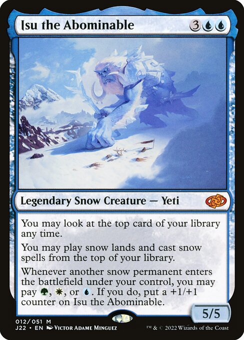 Isu the Abominable highlighted card art
