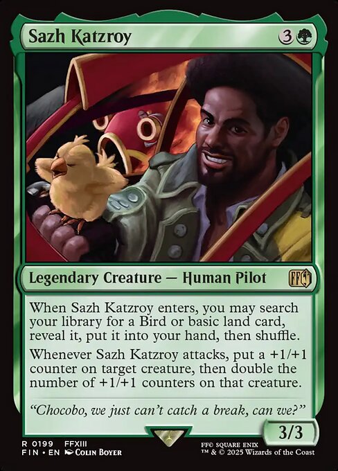 Sazh Katzroy highlighted card art