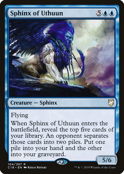 Sphinx of Uthuun from Commander 2018