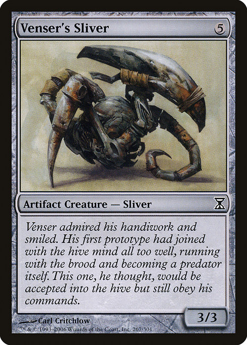 Venser's Sliver highlighted card art