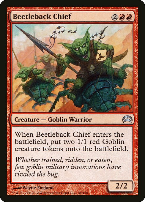 Beetleback Chief from Planechase 2012