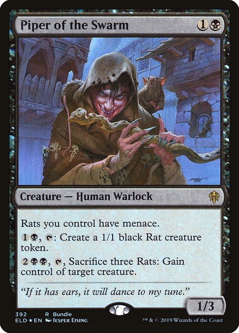 Piper of the Swarm from Throne of Eldraine