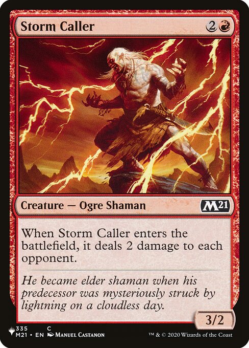 Storm Caller highlighted card art