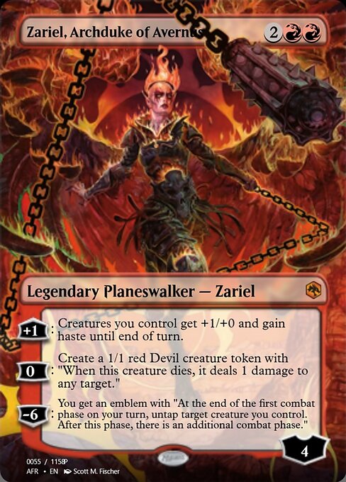 Zariel, Archduke of Avernus highlighted card art