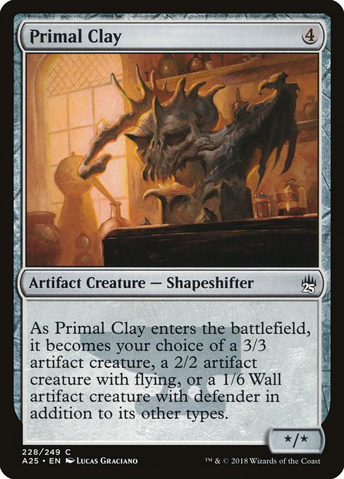 Primal Clay highlighted card art