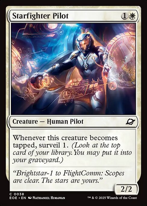 Starfighter Pilot highlighted card art