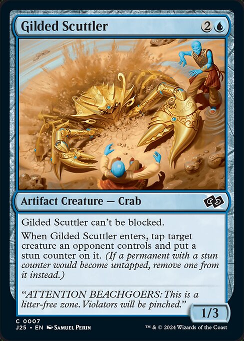 Gilded Scuttler highlighted card art
