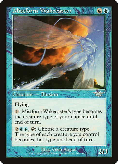Mistform Wakecaster highlighted card art