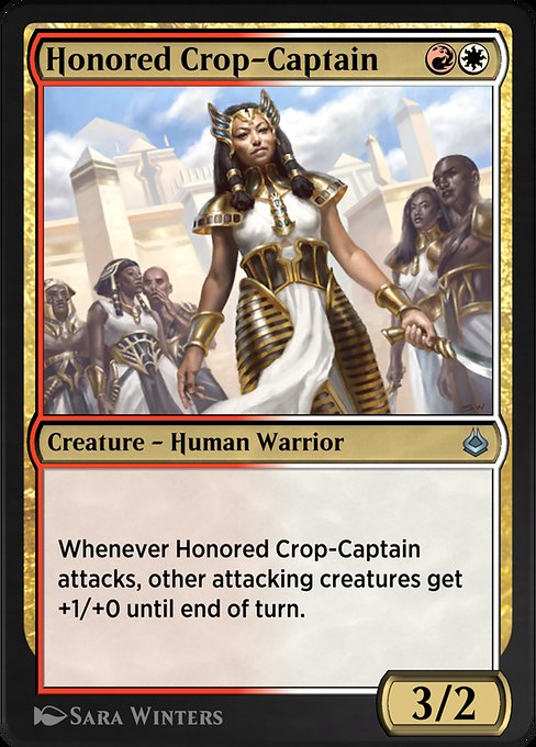 Honored Crop-Captain highlighted card art