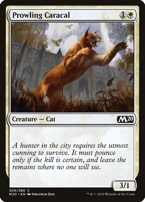 Prowling Caracal from Core Set 2020