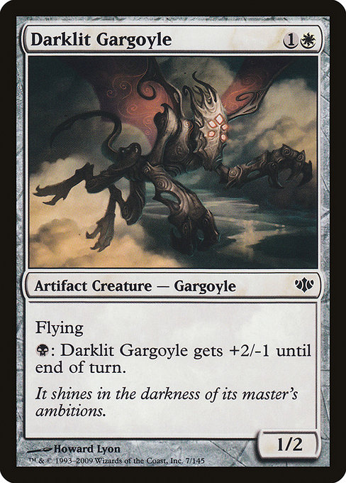 Darklit Gargoyle highlighted card art