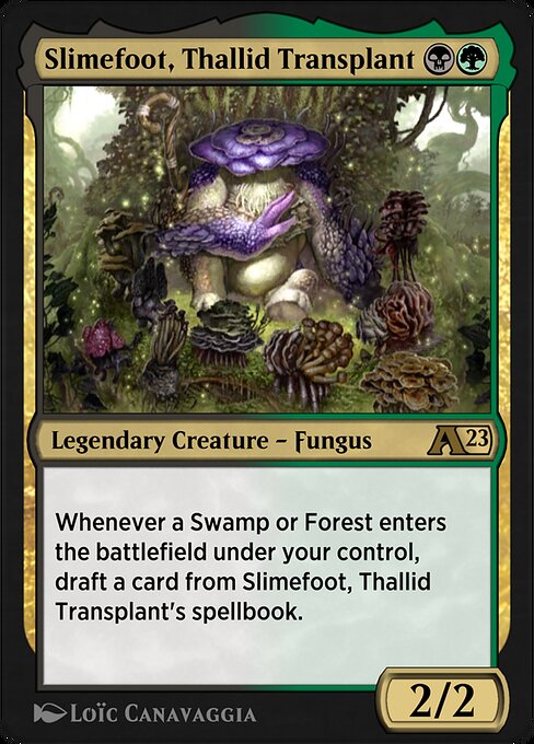 Slimefoot, Thallid Transplant highlighted card art