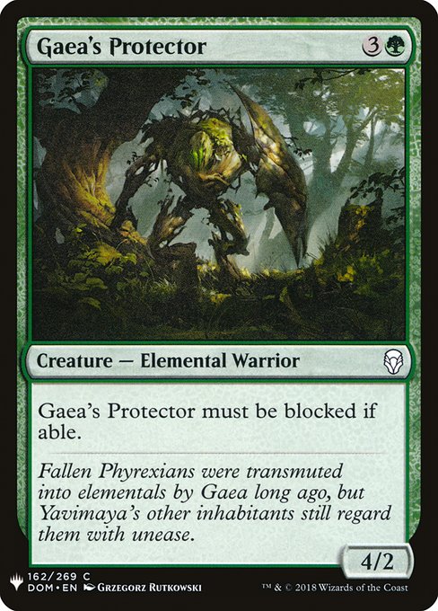 Gaea's Protector from The List