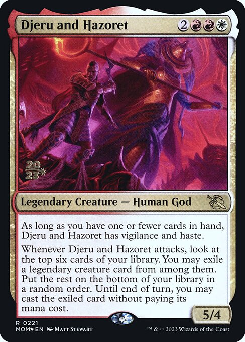 Djeru and Hazoret from March of the Machine Promos