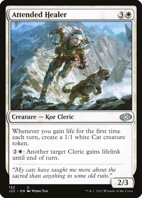 Attended Healer highlighted card art