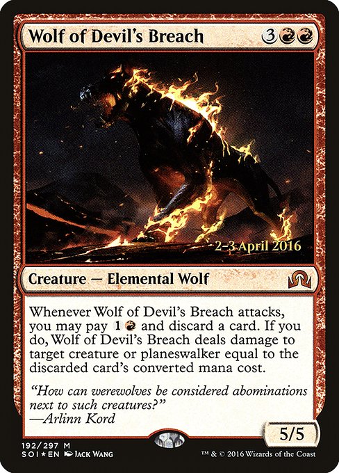 Wolf of Devil's Breach highlighted card art