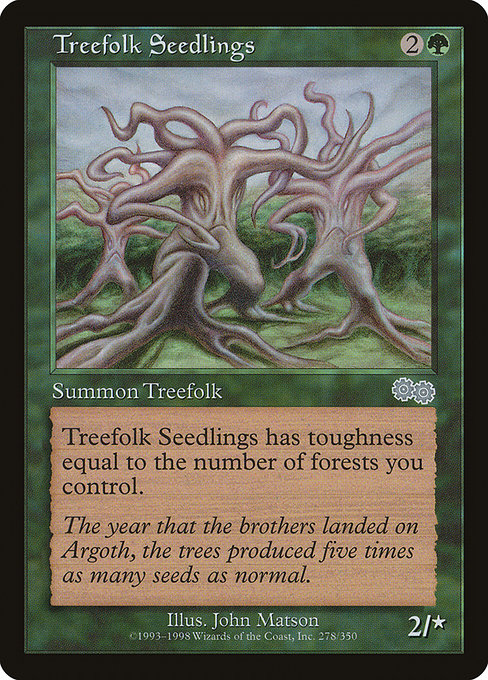 Treefolk Seedlings from Urza's Saga