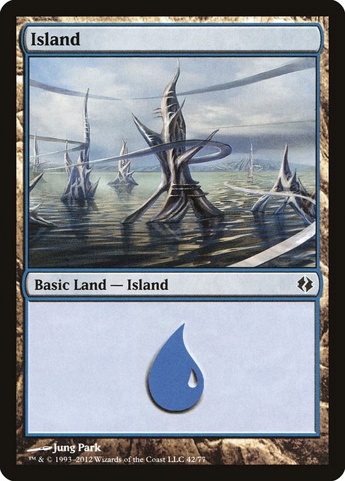 Island from Duel Decks: Venser vs. Koth