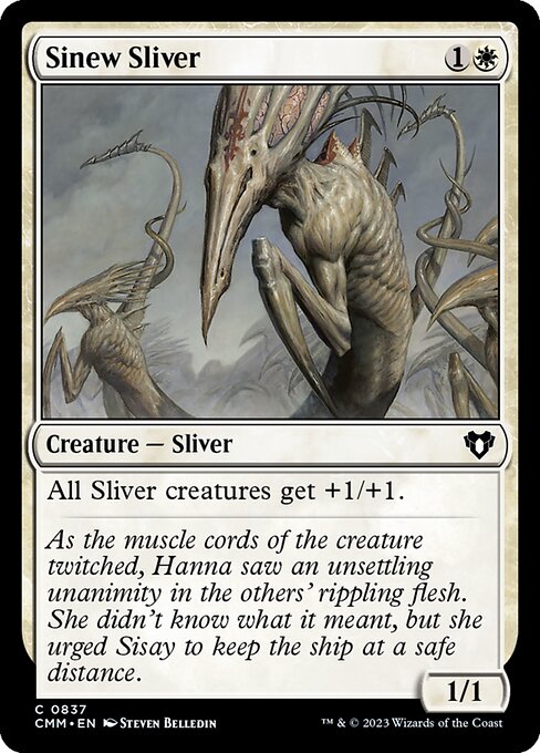 Sinew Sliver highlighted card art